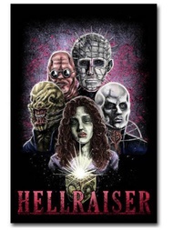 ✣ Lot สไตล์เลือกภาพยนตร์คลาสสิก HELLRAISER ฟิล์มพิมพ์ผ้าไหมโปสเตอร์สำหรับ Home Wall Decor 24x36 นิ้ว