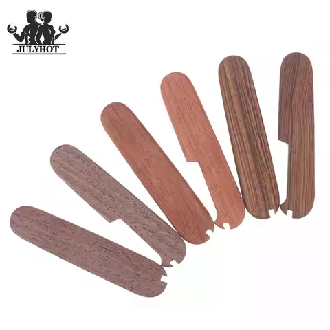 1Pair CNC Custom Natural Wood Grip Handle Scales For 91MM Vs Army Knives DIY Making Replace Accessor