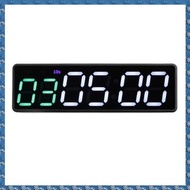 (CSID) Portable Gym Timer Interval Timer Workout Fitness Clock Countdown/UP/Stopwatch Magnetic & USB