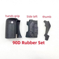 New Camera Body Rubber for Canon EOS 90D 90d Hands Grip Side Left Cover Thumb Rubber Replacement Rep