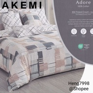 AKEMI Cotton Select  Queen / King Comforter Set 730 Thread Count / 38cm Deep Pocket / 100% Cotton Tw
