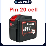 Makita 20 cell 5s4p 18v - 21v closed battery, with battery indicator led