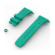 【Y24】Apple Watch 多彩矽膠錶帶【綠】