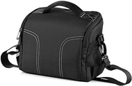 Camera Bag Shoulder Bag Retro Black Shockproof Crossbody Bag for Olympus OM-D E-M1 Mark II, E-M1 Mark III Camera with Olympus M.Zuiko Digital ED 14-42mm f/3.5-5.6 EZ Lens, Black, L, Camera Bag