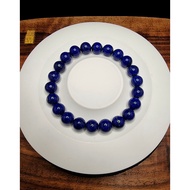 Lapis Lazuli Lazuri Afghanistan Full Stone Bracelet 5A 8.5mmnatural C1672