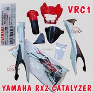RXZ CATALYZER BODY COVERSET GRAPHIC FUEL TANK MERAH PUTIH ORI 100% [  5PV-F0000-P0 ] - FREE STICKER