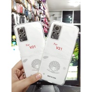 Soft Case Clear HD+Projector Camera Vivo V21 6.44" TPU Transparent