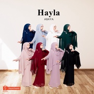 SALE Rayyan Haya’ Hayla Abaya Sulam Embroidery FREE SHAWL Chiffon Nursing Friendly Muslimah