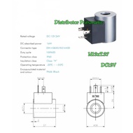 Solenoid Coil Id13mm T.37mm DC12V Silver Socket