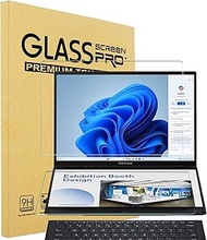 i-Tensodo 2 Pack Tempered Glass Screen Protector for 2025 ASUS Zenbook Duo 2-in-1 Laptop Dual 14 inc
