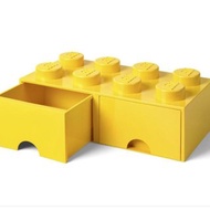 Room Copenhagen 樂高 LEGO 八凸抽屜收納箱-黃色(40061732)送禮