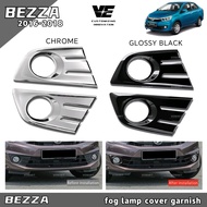 Vemart perodua bezza 2016-2018 car fog lamp cover garnish accessories