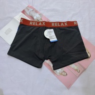 Quần lót nam boxer đùi cao cấp cotton Relax 019 chính hãng lưng to bền đẹp thoáng mát thấm hút mồ hô