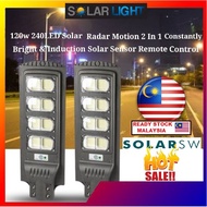 💡 New Stock 💡 Solar Radar Motion Street Light Solar Lampu Jalan Lamp Sensor Remote Control Lampu