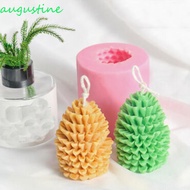 AUGUSTINE Candle Making Mold Handmade 3D Bakeware Baking Tool Xmas Silicone Candle Mold