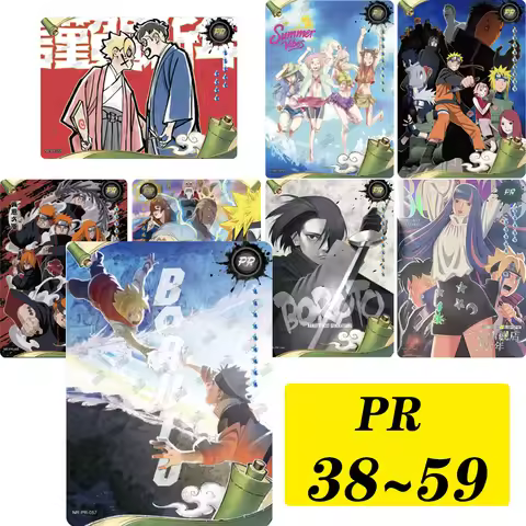 KAYOU NARUTO PR card 38~58 series Namikaze Minato Pain Bronzing Cool Collection card Christmas birth