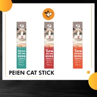 【Ready Stock】15gCat Stick/Cat Snack/Cat Treats/Cat Wet Food/PEIEN Salmon Tuna Shrimp Chicken Makanan Kucing 15g