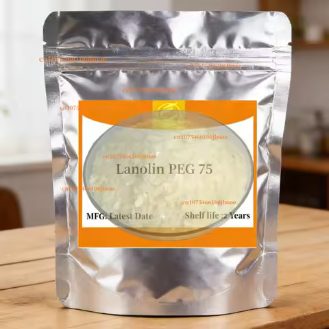Water Soluble Lanolin PEG 75 Moisturizing Anti Wrinkle Tender Face Skin Care Cosmetic Raw Materia