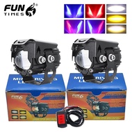 New 9 modes Mini Driving Light Motorcycle Spot Light Auxiliary LED Light Projector Light Motorcycle