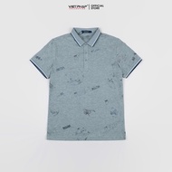 (BIG SALE) Áo Polo Nam VIỆT PHÁP Form Luxury - Thun In 4 Chiều lịch lãm sang trọng 1801