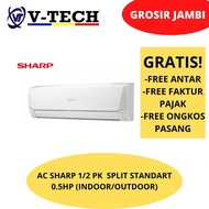 AC SHARP 1/2PK STANDARD 0.5HP INDOOR AH-A5UCY/AU-A5UCY (OUT & INDOOR)