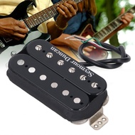 onlylove1-PH Generic Electric Guitar Humbucker Pickup Double Coil 6 String Black Alnico 5 52mm Pole 