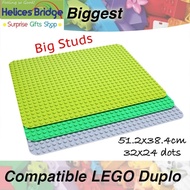 【In stock】Large Size Baseplate Base Plate Bricks 32x24 Dots 51.2x38.4cm Building Blocks Toys Compati