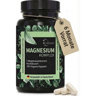 Vihado Magnesium Complex 5 Bentuk Magnesium + C 200 mg Magnesium Asas setiap Kapsul 6 Bulan 180 Kaps