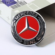 Huiyisunny 4Pcs 75mm Car Logo Rim Wheel Center Hub Cap Cover Emblem For Mercedes Benz W211 W203 W204