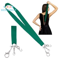 1set 2pcs Polyester Ribbons Helpers Long Dress Zipper Pull Straps with 304 Stainless Steel Hook and 