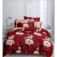 CADAR 5D EXCLUSIVE DESIGNS 100% Cotton 7 In 1 1200TC Fitted Bedsheet With Comforter