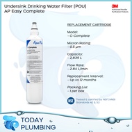 3M C-Complete Replacement Catridge for AP Easy Complete Undersink Drinking Water Filter CTM-02 Count
