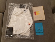 MCD X BTS MERCH LOGO SS T-SHIRT ( WHITE ) size M brand new with merchandise and plastic bag 100% original 