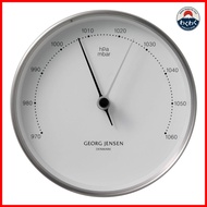 Georg Jensen Barometer Analog Barometer Wall Hanging HENNING KOPPEL White Diameter approx. 10 x Dept