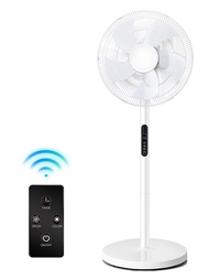 SIMMO Fan Remote Control Floor Fan Kipas 16 Inch Big Fan 8 Levels Adjustable Remote Control Timer Ho