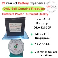 DLA12550F LEAD ACID 12V 55AH BACK UP BATTERY