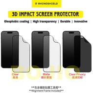 iPhone 15 Pro Max Screen Protector Rhinoshield 3D Impact Screen Protector iPhone 15 Pro