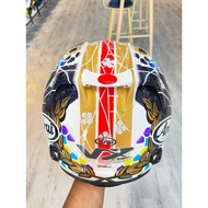 HELMET ARAI VZ RAM NAKAGAMI GP2 JAPAN EDITION WHITE SPOILER