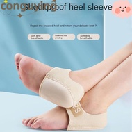 CONGUYING 1PAIR Heel Socks, S/L Relieves Pain Gel Heel Cushion, Comfortable Anti-Crack Reduces Press