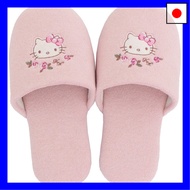 OKA Hello Kitty Grace Washable Slippers, Pink (Sanrio Kitty) 4548622326918, Fits feet up to approxim