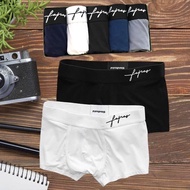 Combo 6c5c4c quần sịp đùi logo chữ kí sang trọng boxer nam thun lạnh co giãn 4 chiều mềm mịn thoáng