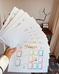 Number 1 OH Card Canvas Excavator Basic Card Projective Card Unconscious Psychological Drawing Card 