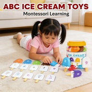 ABC ice cream toys abc toys alphabet toy mainan abc dan 123 kanak kanak mainan aiskrim toddler toys