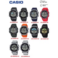 Casio AE-1100W / AE-1000W Standard Digital Sporty Design Black Resin Strap Watch ..