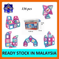 MAGNETIC BLOCKS - 3D BUILDING BLOCKS 136 PCS 959353W