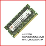 2GB EMachines D520/D525/D620/D725/E520/E525/E620/E625/E627 DDR2 667MHz หน่วยความจำโน้ตบุ๊กแล็ปท็อปแร