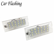 Car Flashing White CANbus LED Number License Plate Light Lamp 18 SMD 3528 For BMW E53 X5 1999-2003 E