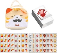 Gorise 65 Pieces 30mm Mahjong Game Building Blocks (ABS Plastic) Seaside Escape Game Mahjong Set Par