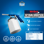 WEBER 616A Undercoating Air Spray Gun - Suction