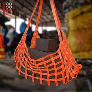 [Shiwaki3] Lifting Net Slings for Hoists, Flat Lifting Net, Tear-resistant Square Hole, Size 3.94 In
